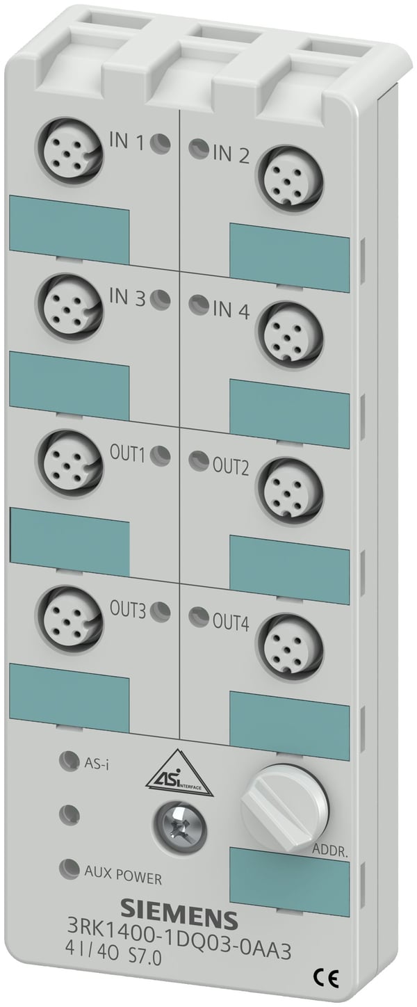 Siemens 3RK1400-1DQ03-0AA3 SPS-Kompaktmodul 24 V/DC, 1 A, 152 mm, 193 g, 95 mm, 75 mm, 45 mm