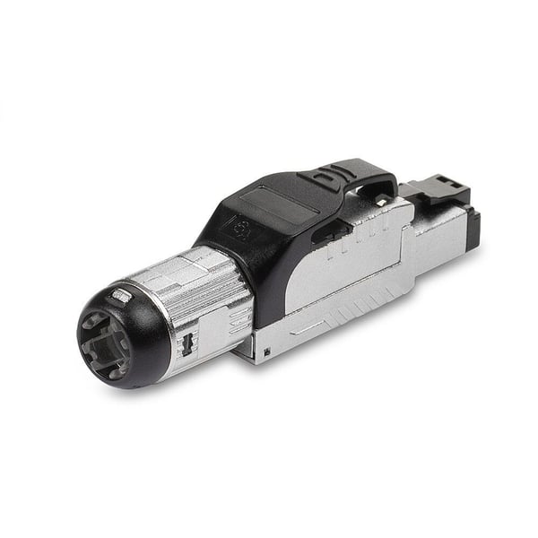 Lindy 62411, RJ45, musta, Hopea, Metalli, CE, REACH, RoHS, UKCA, 240 g, 133 mm
