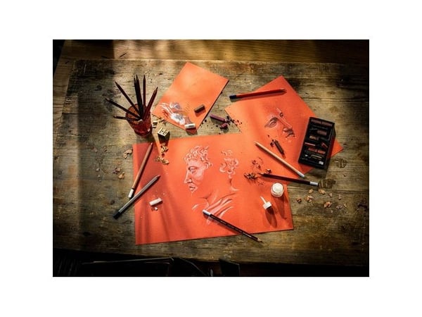 Rembrandt tonet papir Sanguine Red A4 | 21 x 29,7 cm, 180 g, 50 ark