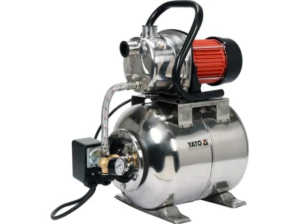Yato YT-85370, 1200 W, AC, 2,8 bar, 4000 l/h, IPX4, Musta, Metallinen, Punainen