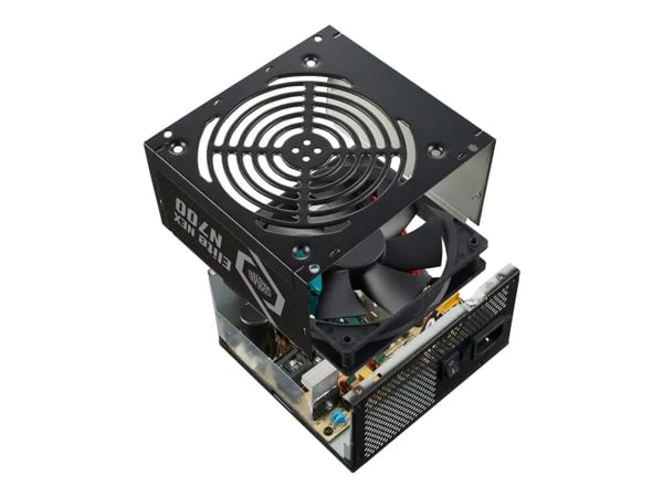 Cooler Master Elite NEX N700 - Strømforsyning (intern) - ATX12V 2.41/ EPS12V - AC 200-240 V - 700 watt - aktiv PFC