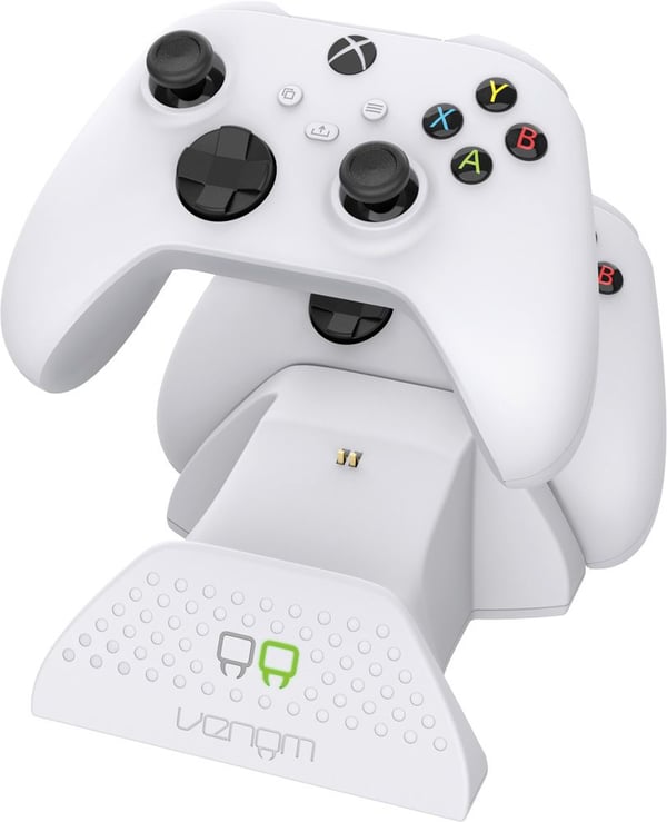 Venom VS2871, Telakka-asema, Xbox, Valkoinen, Langallinen, 2 m, 125 mm
