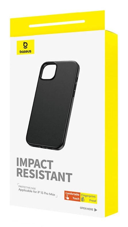 Baseus Fauxther, Etui, Apple, iPhone 15 Pro Max, 17 cm (6.7"), Svart