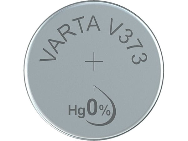 Varta V373, Kertakäyttöinen akku, SR68, Hopea-oksidi (S), 1,55 V, 1 kpl, 28 mAh