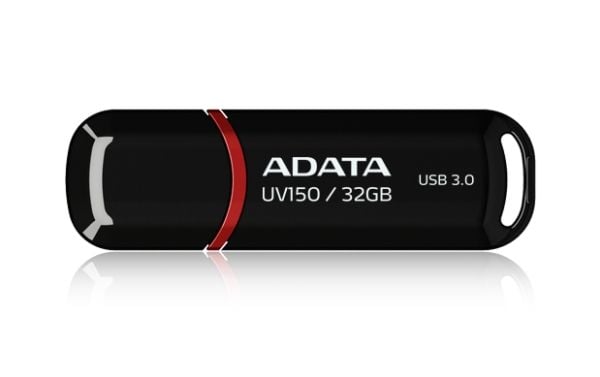 ADATA DashDrive UV150 - USB flashdrive - 32 GB - USB 3.0 - sort