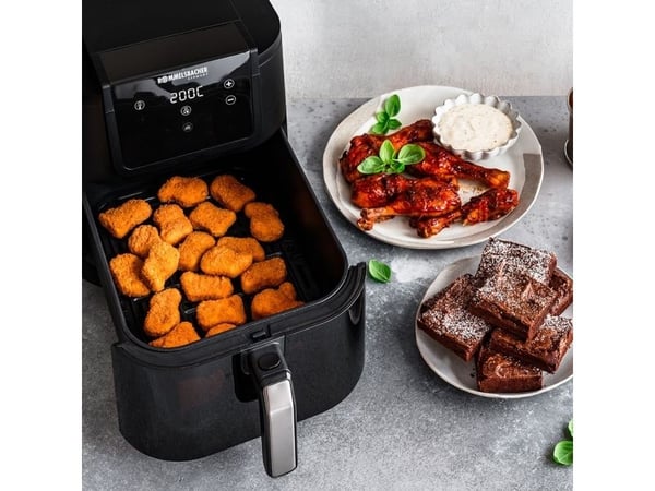 Rommelsbacher FRH 1700, Kuumakiertoilmakypsennin, 8 L, 1 kg, 60 °C, 200 °C, 60 min