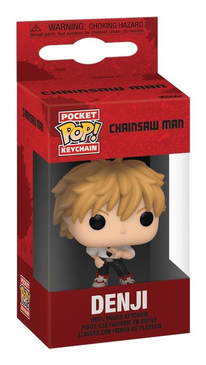 FUNKO POP Denji Chainsaw Man -avaimenperä, 102 mm, vinyyli, monivärinen