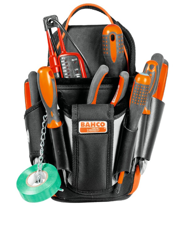 Bahco 4750-EP-1 verktygsbälte för elektriker, 450 g, polyester