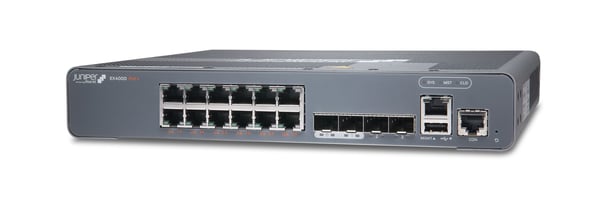 Juniper EX4000-12P, Håndtert, L2/L3, Gigabit Ethernet (10/100/1000), Strøm over Ethernet (PoE), Rack-montering, 1U