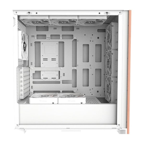 Thermaltake S370 WS ATX mid-tower-chassi, härdat glas, snövit