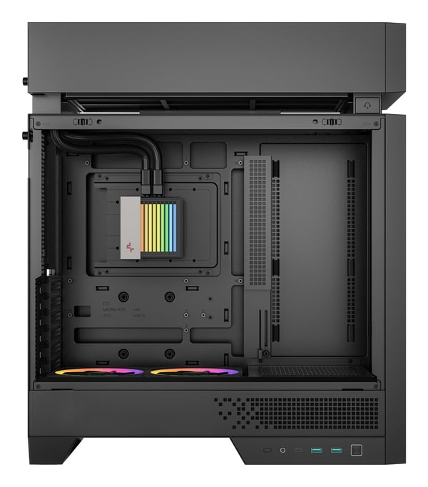DeepCool CL6600 miditornikotelo, ATX, karkaistu lasi + 360 mm AIO, musta