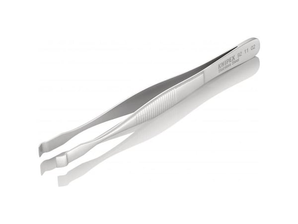 Knipex 92 11 02, Rustfritt stål, Rustfritt stål, Flat, Buet, 23 g, 11 mm