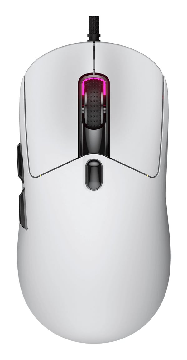 COUGAR CGR-WLMW-MINEO, Molempikätinen, Optinen, USB A-tyyppi, 6200 DPI, Valkoinen