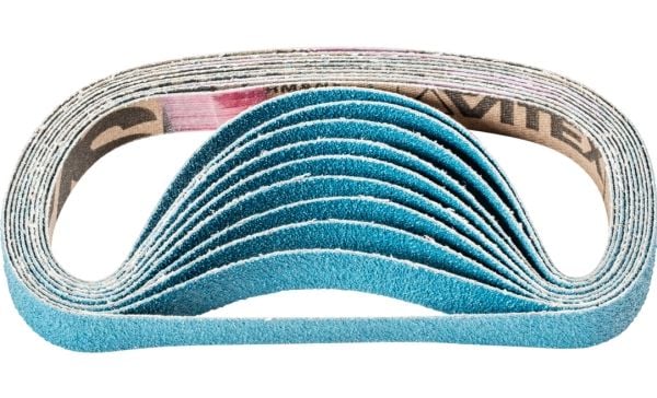 PFERD 45007928, Slipebelte, Blå, 330 mm, 12 mm, 100 stykker