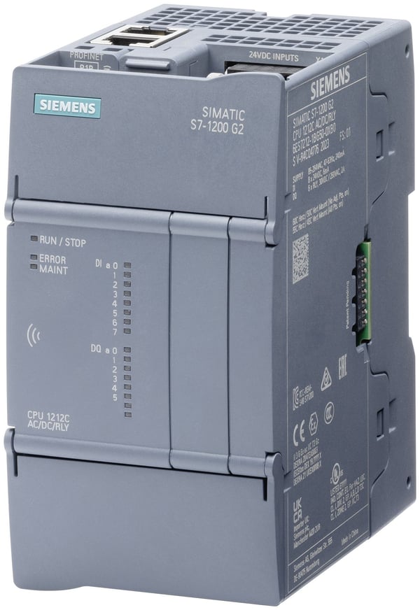 Siemens 6ES7212-1AF50-0XB0 6ES72121AF500XB0 PLC:n virtalähdemoduuli