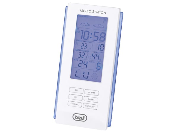Trevi ME 3108 RC, Svart, Inne hygrometer, Inne Termometer, Utendørs Barometer, Hygrometer, Termometer, Hygrometer, Termometer, F, °C, Batteri