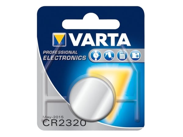 Varta CR2320 nappiparisto 3 V litium 135 mAh, 1 kpl
