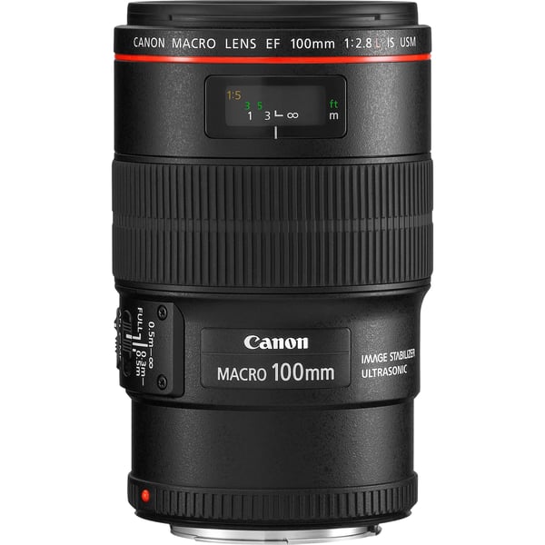 Canon EF - Makro-objektiivi - 100 mm - f/2.8 L Macro IS USM - Canon EF - EOS 1000, 1D, 50, 500, 5D, 7D, Kiss F, Kiss X2, Kiss X3, Rebel T1i, Rebel ...
