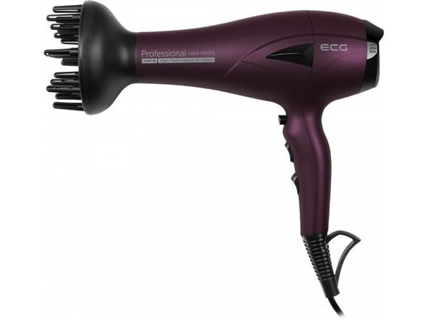 ECG VV 3121 Professional hiustenkuivaaja 1800 W, violetti