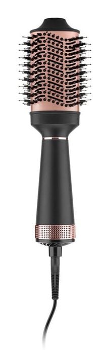 ETA Fenite I Black Edition Styling Brush 2in1 Hair Dryer & Volumizing Brush 1300W Ion Function 3 Heat/3 Separate Blower Levels Black