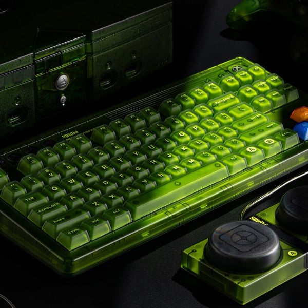 8BitDo Xbox Edition mekaaninen näppäimistö langallinen/langaton ISO (UK) vihreä