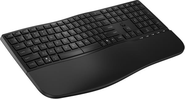 HP 685 Comfort Dual-Mode -näppäimistö, QWERTY, Täysikokoinen (100 %), Langaton, RF Wireless + Bluetooth, Kalvokytkin, QWERTY, Musta