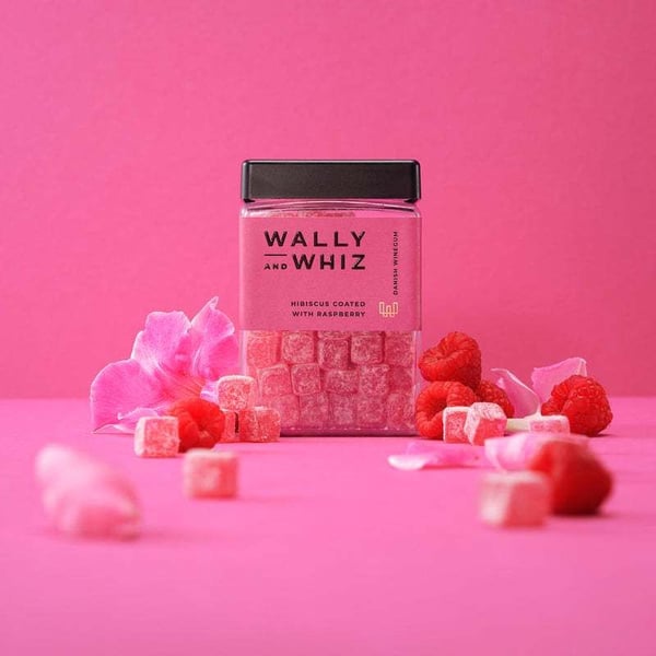 Wally And Whiz Hibiscus med Hindbær Cube 240g