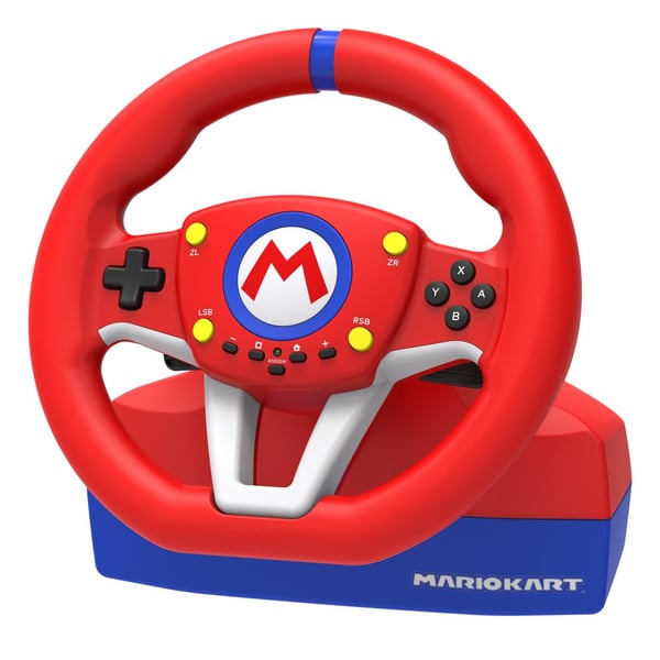HORI Mario Kart Racing Wheel Pro Mini - Hjul- og pedalsett - kablet - for Nintendo Switch