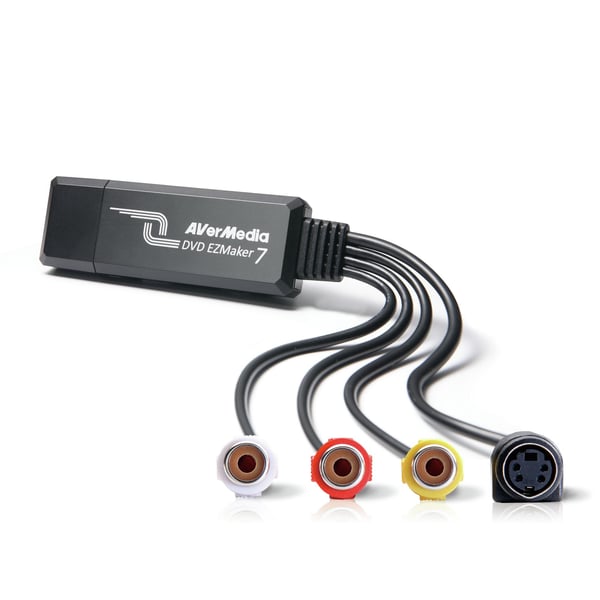 AVerMedia DVD EZMaker 7 - Videooptagelsesadapter - USB 2.0 - Mac OS is not supported.