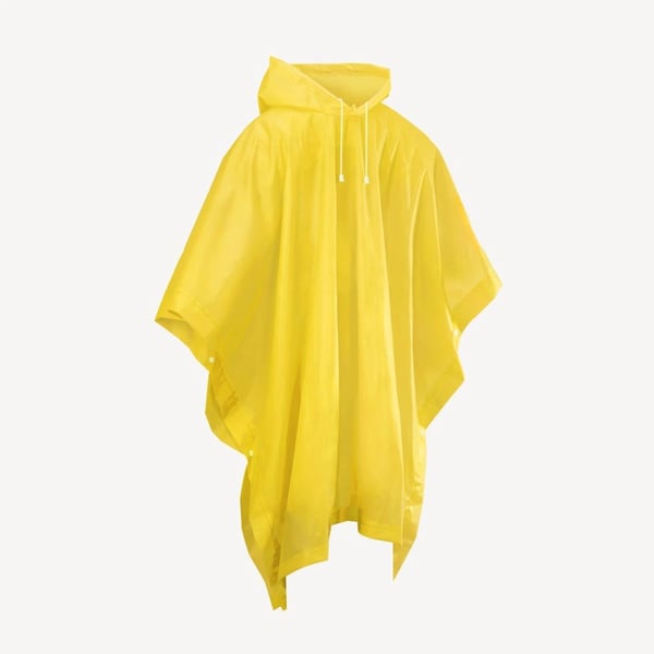 Hama 00178145, Rain jacket, Unisex, Vuxen, Polyeten-vinyl acetat (PEVA), Gul