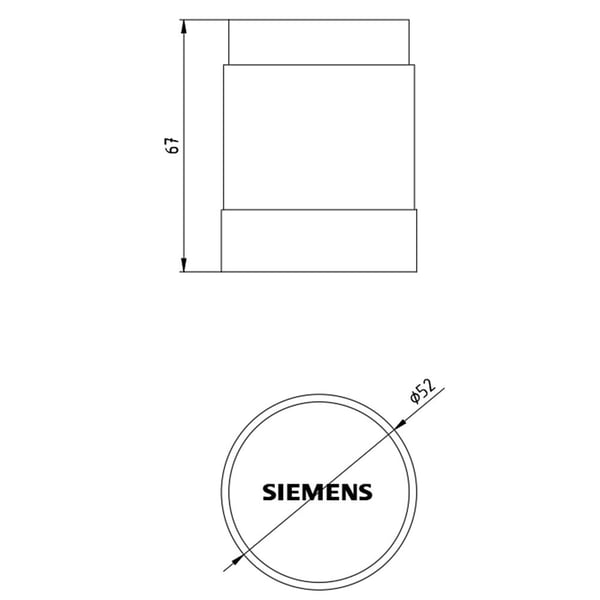 Siemens Blitzlys-elementti 8WD42200CE 8WD4220-0CE LED 1 kpl