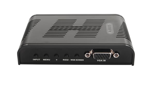 ABUS TVAC20001, Svart, 1600 x 1200 pixlar, NTSC, PAL, Composite + S-Video, VGA, 12 V