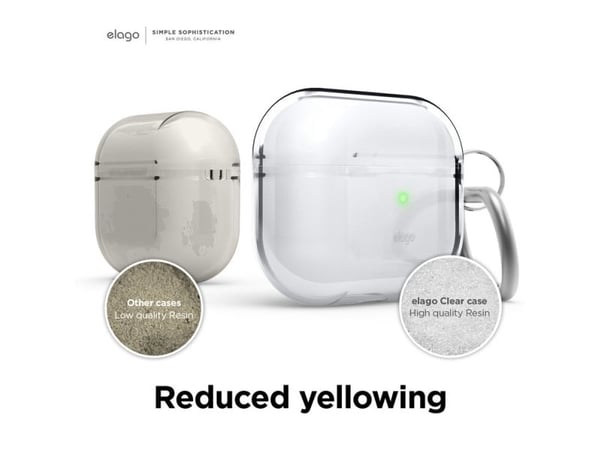 elago AirPods 3 Clear Case, Kotelo, Läpinäkyvä