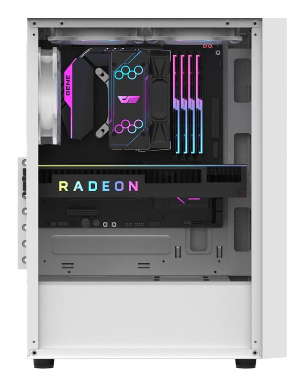 darkFlash A290, Tower, PC, Vit, ATX, ITX, Mini-ATX, SPCC, Härdat glas, 16 cm