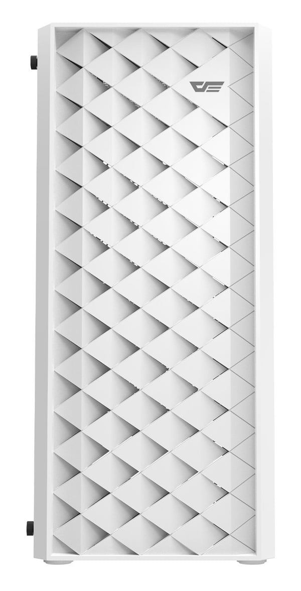 Darkflash DK351 datamaskindeksel + 4 vifter (hvit)