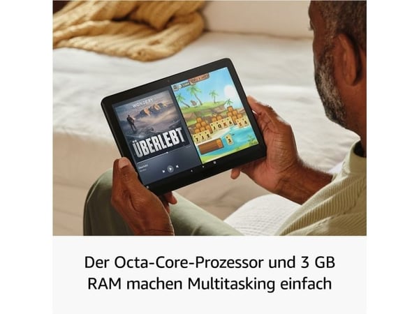 Amazon Fire HD 10 nettbrett 10.1" 32 GB, svart