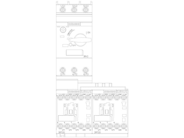 Siemens 3RA2210-0CA15-2AP0, 170 mm, 97,5 mm, 181 mm, 112,5 mm, 804 g, 1 styck