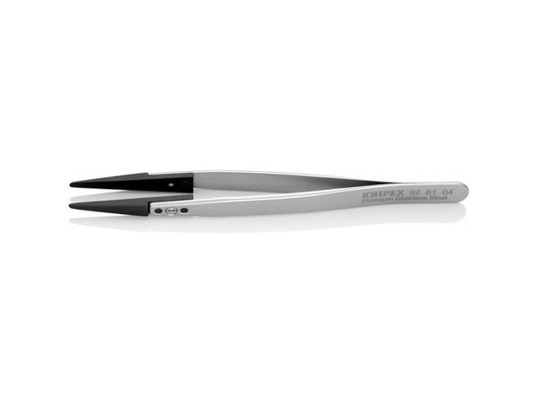 Knipex 92 81 04, Rustfritt stål, Rustfritt stål, Konisk, Rett, 17 g, 10 mm