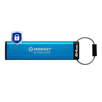 Kingston IronKey Keypad 200C USB-minne 64 GB USB-C IKKP200C/64GB