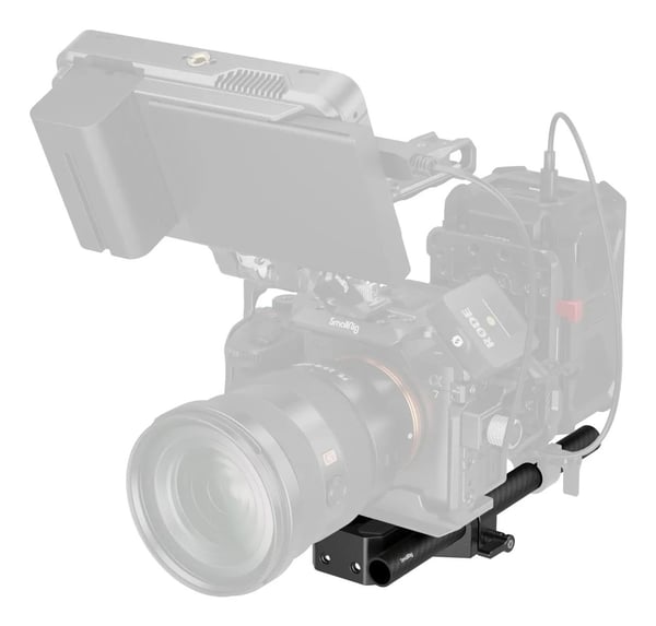 SmallRig 5609, Asennuslevy, musta, Hiilikuitu, Silikoni, 1/4, 3/8", 106 mm, 26 mm