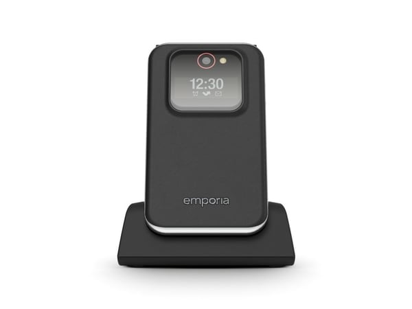 Emporia JOY, Muslingeskal, 7,11 cm (2.8"), 2 MP, Bluetooth, 1300 mAh, Sort