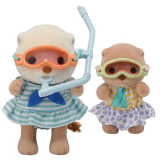 Sylvanian Families Sea Otter Sisters - Splashy Snorkel Set -
