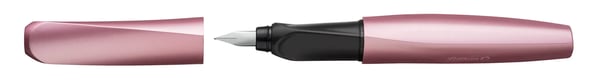 Pelikan 806268 - Rose - Patruunan täyttöjärjestelmä - Sininen - Italic sulkakynä - Ruostumaton teräs - Keskikokoinen