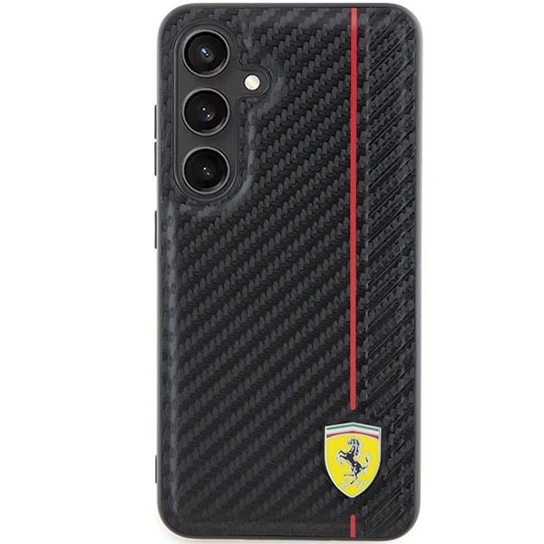 Ferrari 3666339242442, Deksel, Samsung, Galaxy S24, 15,8 cm (6.2"), Sort