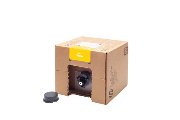 HP 873 - 3 L - gul - original - Latex - bläckpatron - för Latex 800, 800 W