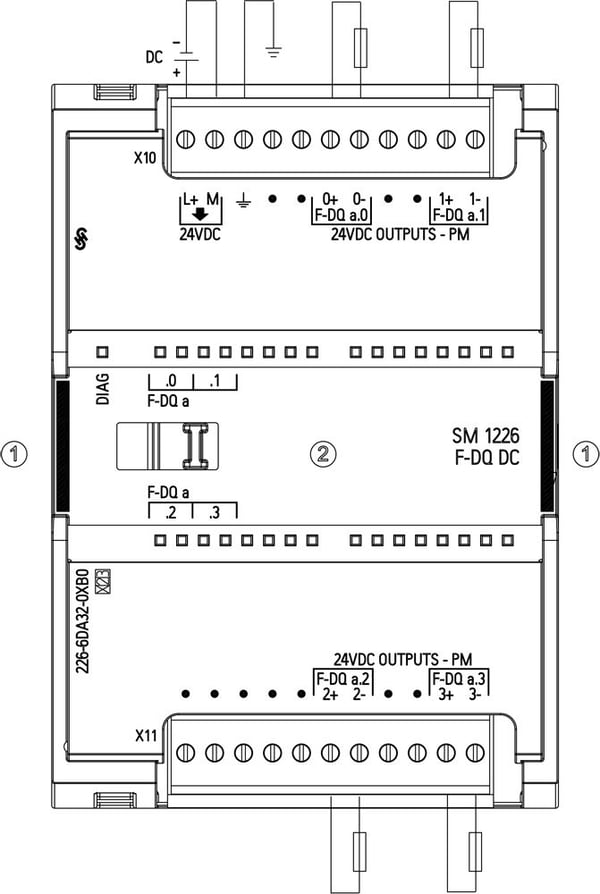 Siemens 6ES7226-6DA32-0XB0 PLC-digitaludgivermodul - digitaalinen ohjausjärjestelmä