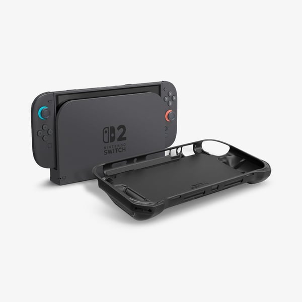 Spigen Rugged Armor, Etui, Nintendo, Sort, Termoplastisk polyuretan (TPU), Nintendo Switch, Fallsikker, Ripebestandig