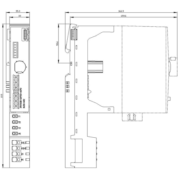 Siemens 3RK1908-0AP00-0CP0 3RK19080AP000CP0 Perusyksikkö 500 V Nimellisvirta 32 A