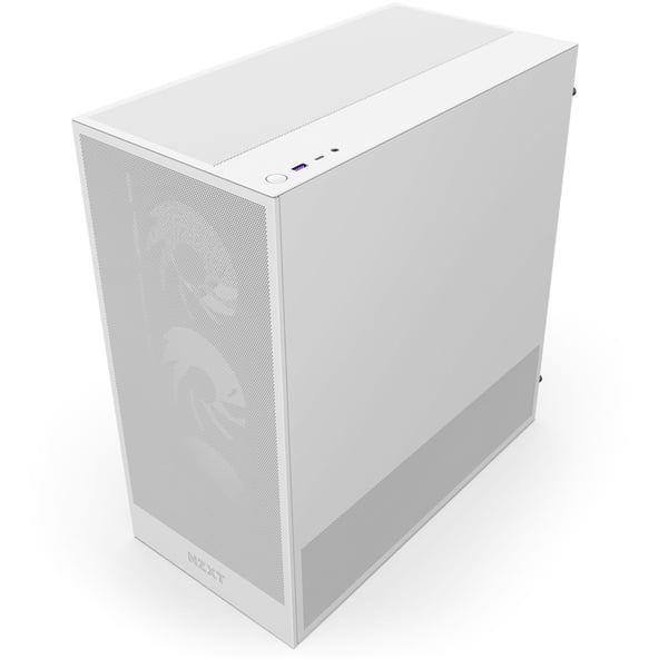 NZXT H5 Flow RGB PC-kabinett E-ATX CC-H52FW-R1, hvit, glassvindu