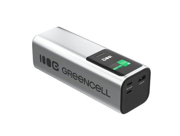 Green Cell PBGC25UD -varavirtalähde 140 W PowerPlay Ultra 25200 mAh 1 x USB-A, 2 x USB-C